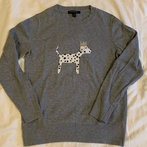 Banana Republic Dalmatian Crewneck Sweater
